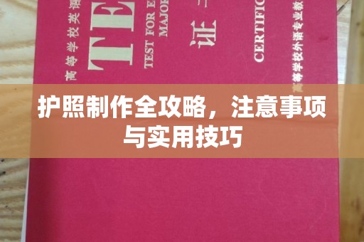 嘉黎护照制作全攻略，注意事项与实用技巧
