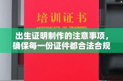 嘉黎出生证明制作的注意事项，确保每一份证件都合法合规