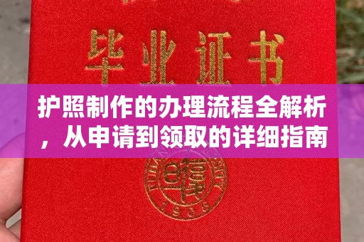 嘉黎护照制作的办理流程全解析，从申请到领取的详细指南