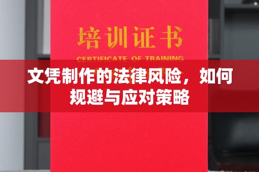 嘉黎文凭制作的法律风险，如何规避与应对策略