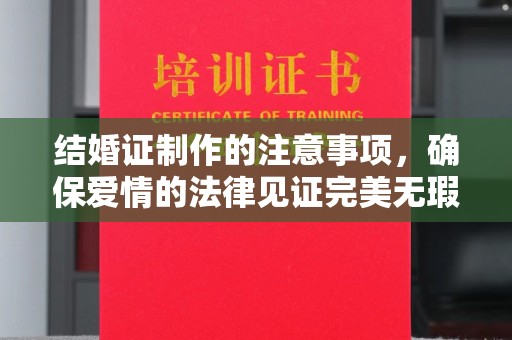 嘉黎结婚证制作的注意事项，确保爱情的法律见证完美无瑕