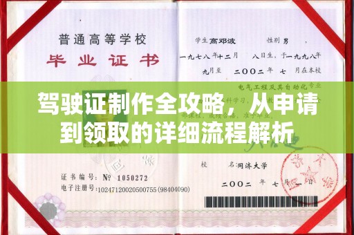 嘉黎驾驶证制作全攻略，从申请到领取的详细流程解析