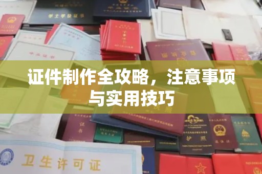 嘉黎证件制作全攻略，注意事项与实用技巧